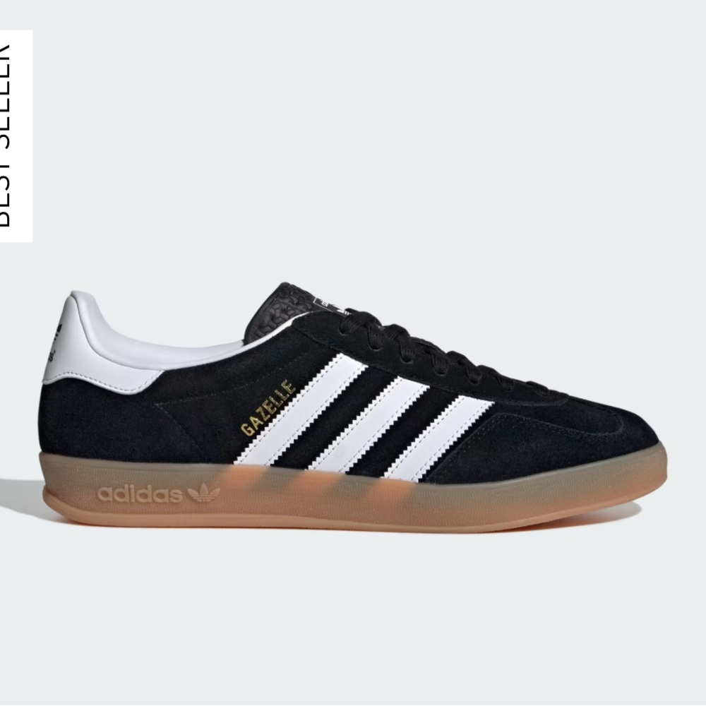 Adidas Gazelle Black and White Sneakers Men’s size 7.5 Women’s size 8.5 *New